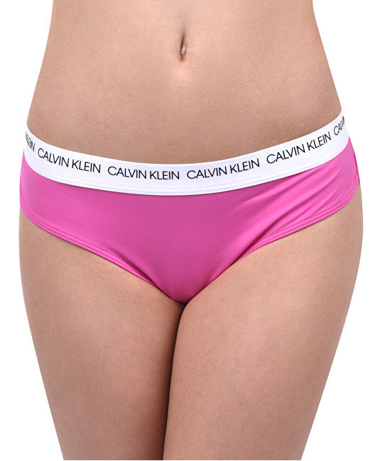 Calvin Klein Plavkové kalhotky Brazilian Hipster CK Logo KW0KW00629-658 Phlox Pink S