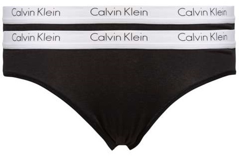 Calvin Klein Sada dámských kalhotek QD3584E-001 Black M