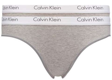 Calvin Klein Sada dámských kalhotek Bikini QD3584E-020 Gray M