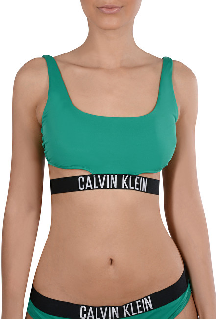 Calvin Klein Sportovní plavková podprsenka Strap Bralette RP KW0KW00212-012 L
