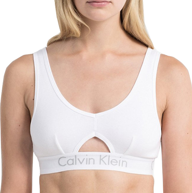 Calvin Klein Sportovní podprsenka Body Unlined Bralette QF4507E-100 White L