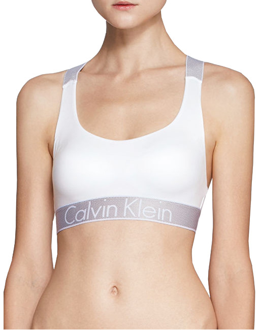 Calvin Klein Sportovní podprsenka Bralette QF4053E-100 White L