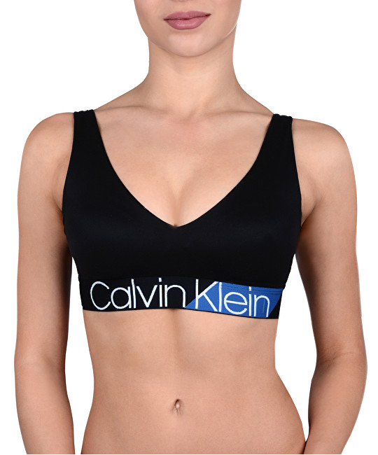 Calvin Klein Sportovní podprsenka LL Wirefreebralette Black. w/commodore blue QF4936E-001 S