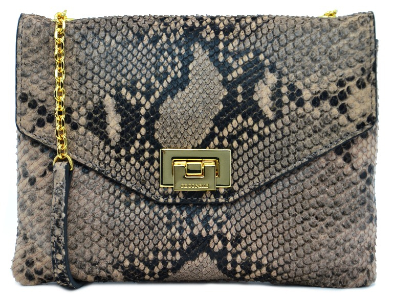 Coccinelle Luxusní kožená kabelka Python Mini Coccinelle