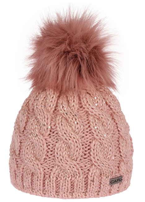 CAPU Zimní čepice 396-D Pink