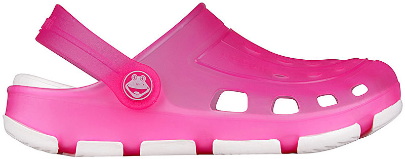 Coqui Dámské pantofle Jumper Fluo Pink/White 6362-100-3832 41