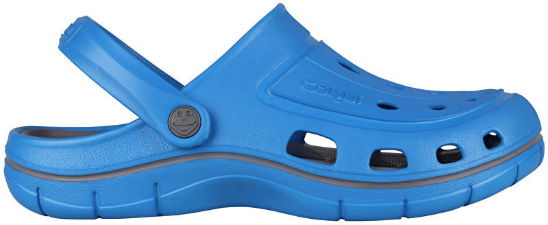 Coqui Pánské pantofle Jumper Sea Blue/Dk.Grey 6351-100-4725 45