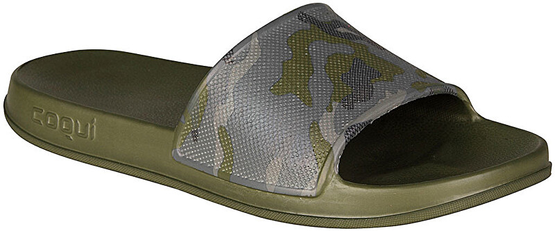 Coqui Pánské pantofle Tora Army Camo 7081-203-2600 43