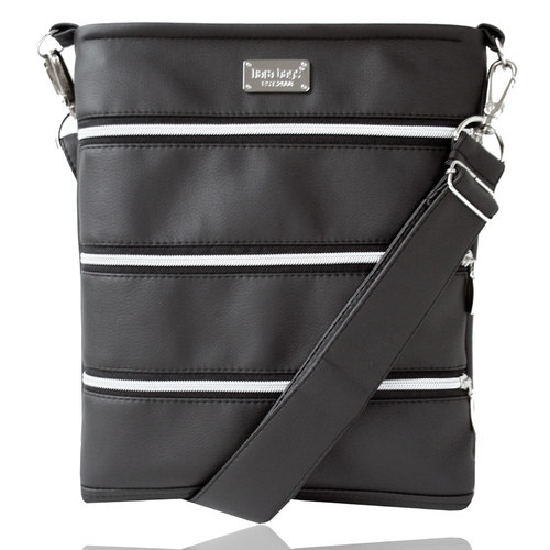 Dara bags Crossbody kabelka Dariana middle No. 188 Deep Black Matt