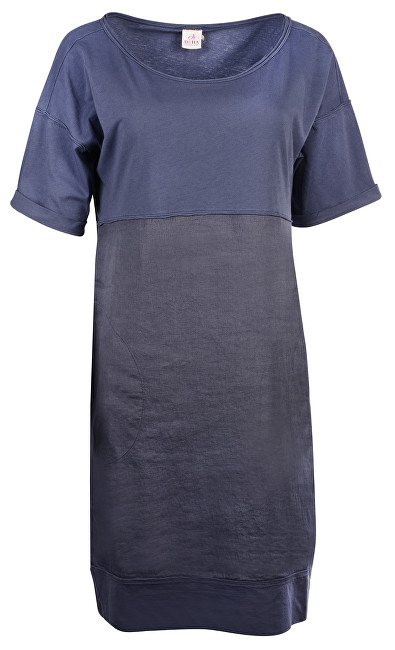 Deha Dámské šaty Tee Dress D73030 Blue Ink S
