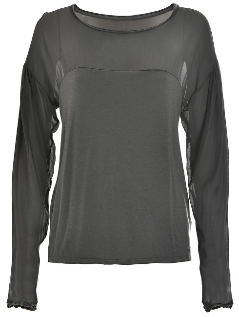 Deha Dámské triko Long Sleeve T-shirt D63350 Iron Grey M
