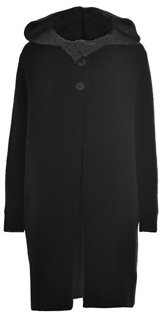 Deha Dámský kabát Coat D63171 Black S