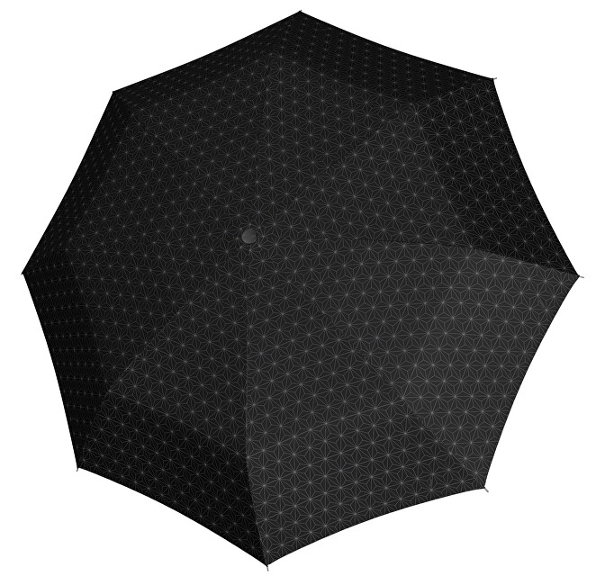 Doppler Dámský skládací automatický deštník Fiber Magic Black&White 730165BW02 Doppler