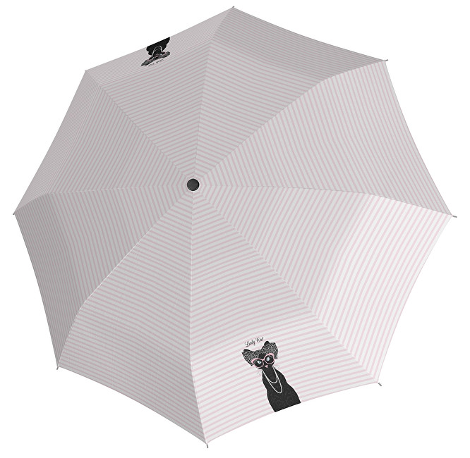 Doppler Dámský skládací mechanický deštník Fiber Magic Lady Cats 7441456LC