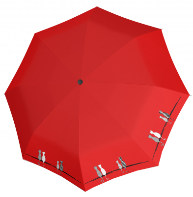 Doppler Dámský skládací plně automatický deštník Fiber Magic Cats 7441465C0501