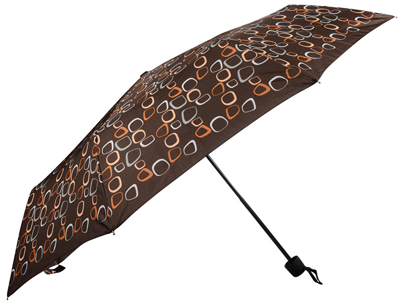 Doppler Skládací mechanický deštník Hit mini amalia hnědá 700265PMCZ02