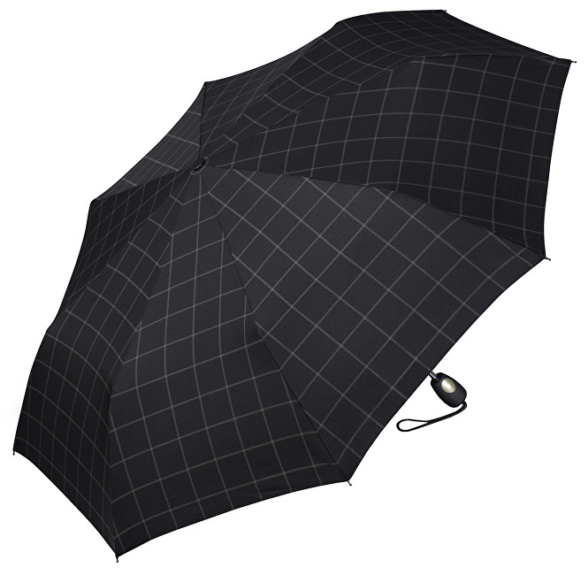 Esprit Pánský deštník Gents Mini Tecmatic Check Black
