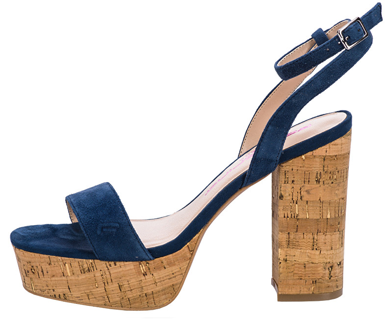 Fornarina Dámská obuv Mina Navy Kid Suede Wo`s Sandal 36