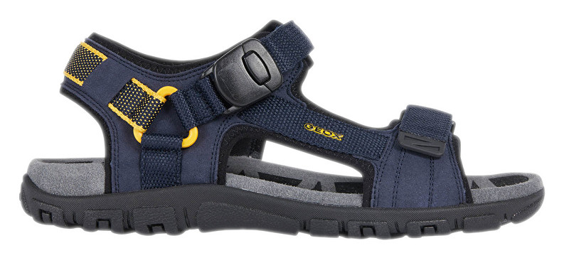 GEOX Pánské sandále Uomo Sandal Strada B Navy/Yellow U9224B-000AF-C0657 42