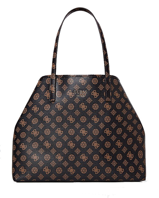 Guess Dámská kabelka Vikky Large Tote Brown-Bro Guess