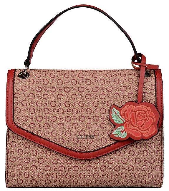 Guess Dámská kabelka Women`s Andover Logo Crossbody - Red