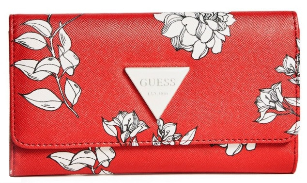 Guess Dámská peněženka Factory Women`s Abree Floral Slim Wallet