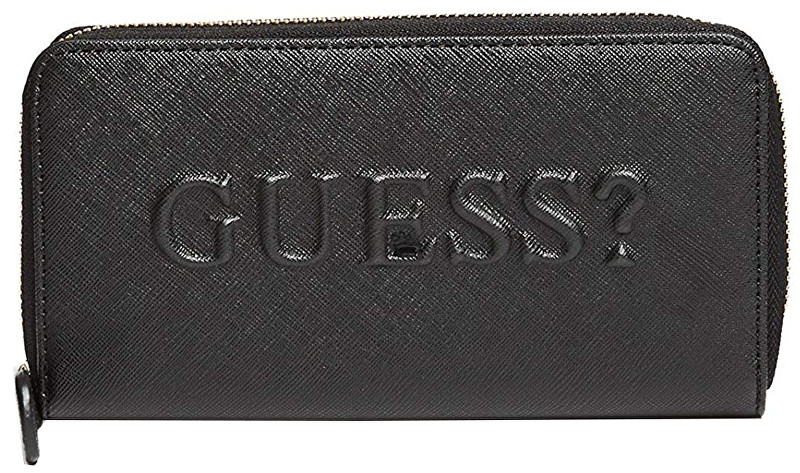 Guess Dámská peněženka Factory Women`s Rigden Zip-Around Wallet Black