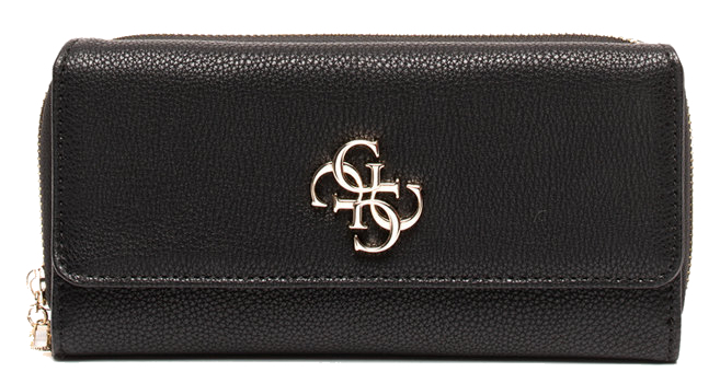 Guess Dámská peněženka Kelsey Slg Lrg Clutch Orgnzr Blak-Bla Guess