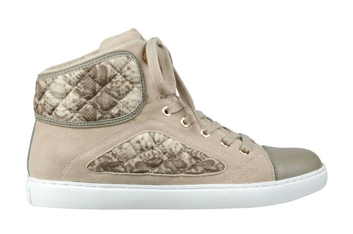 Guess Tenisky Revera Tweed High-Top Sneakers natural 38