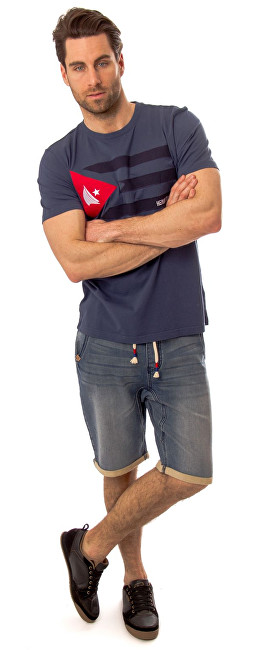 Heavy Tools Pánské kraťasy Werk S17-422 Denim M