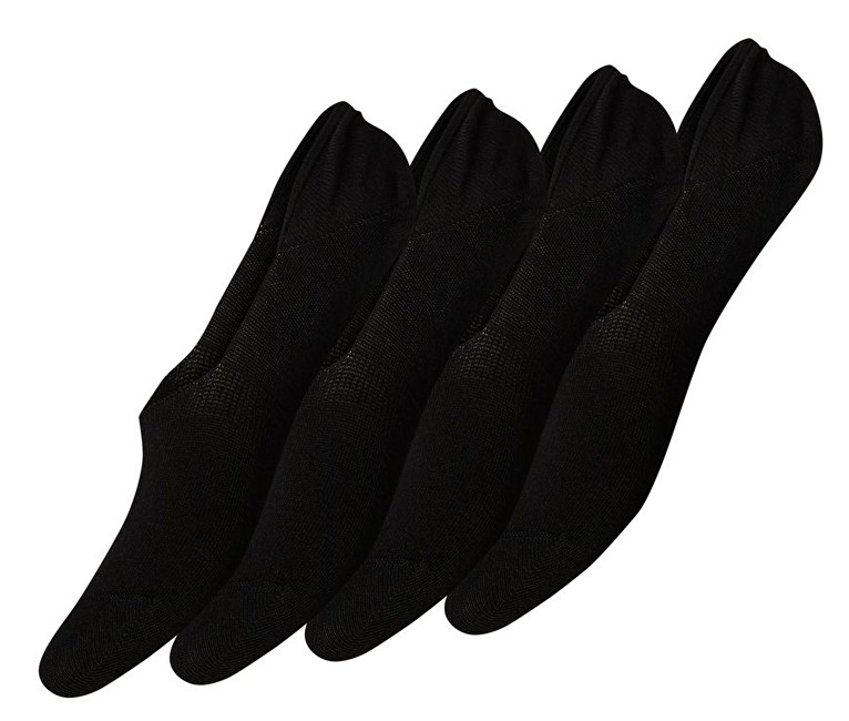 Pieces Dámské ponožky Gilly Footies 4 Pack Noos Black 36-38