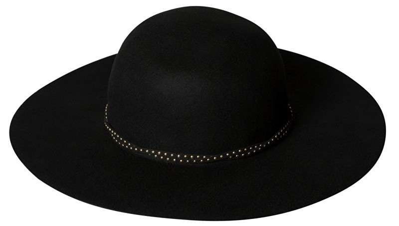 Pieces Dámský klobouk Kabaja Hat Black Silver S/M