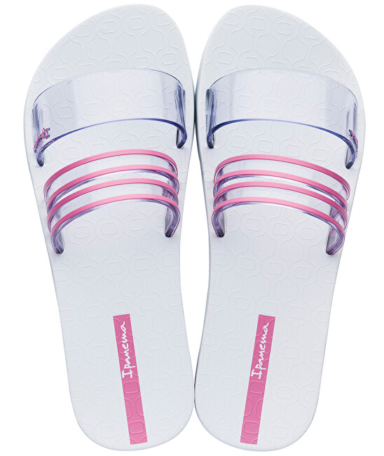 Ipanema Dámské pantofle New Fem 26301-21784 White/Clear/Pink 35-36