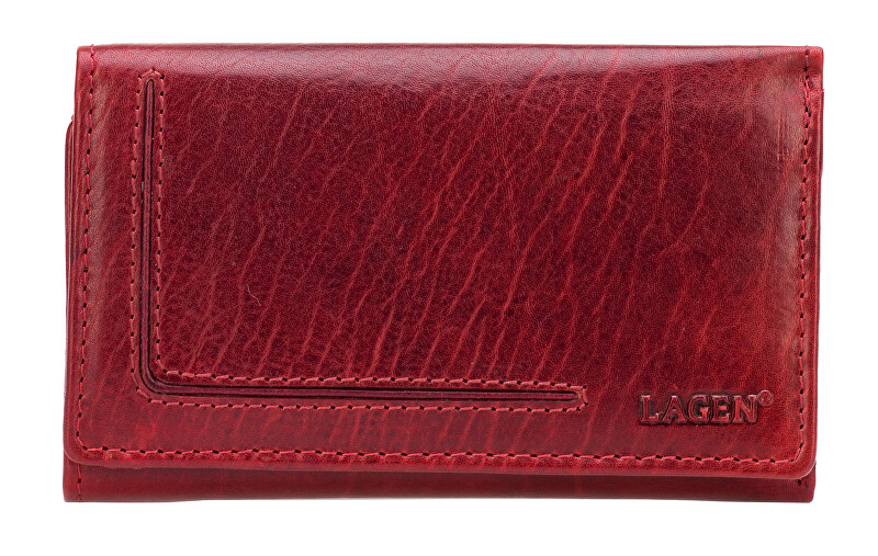 Lagen Dámská kožená červená peněženka Red HT-31/T