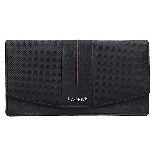 Lagen Dámská kožená peněženka 4153 Red