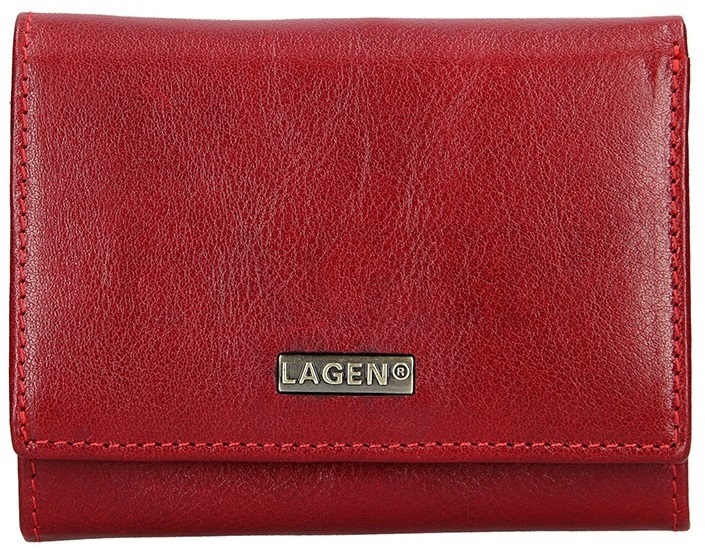 Lagen Dámská kožená peněženka 50040 Red