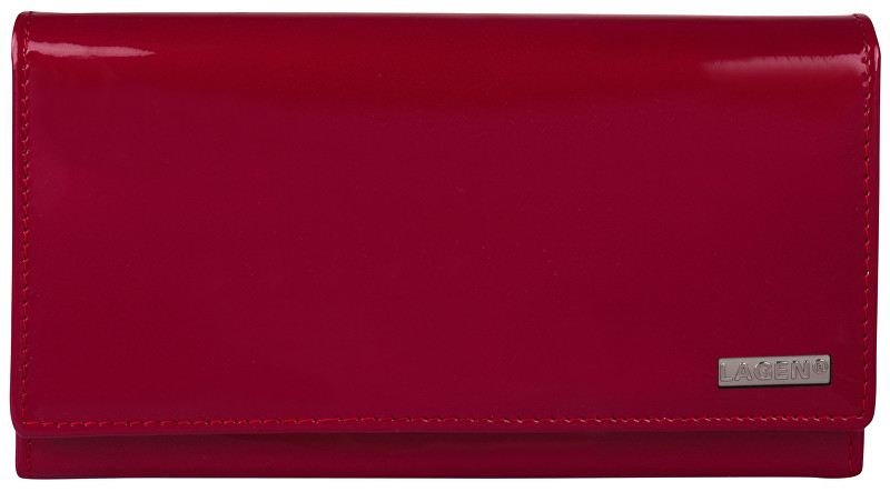 Lagen Dámská kožená peněženka 50042 Red