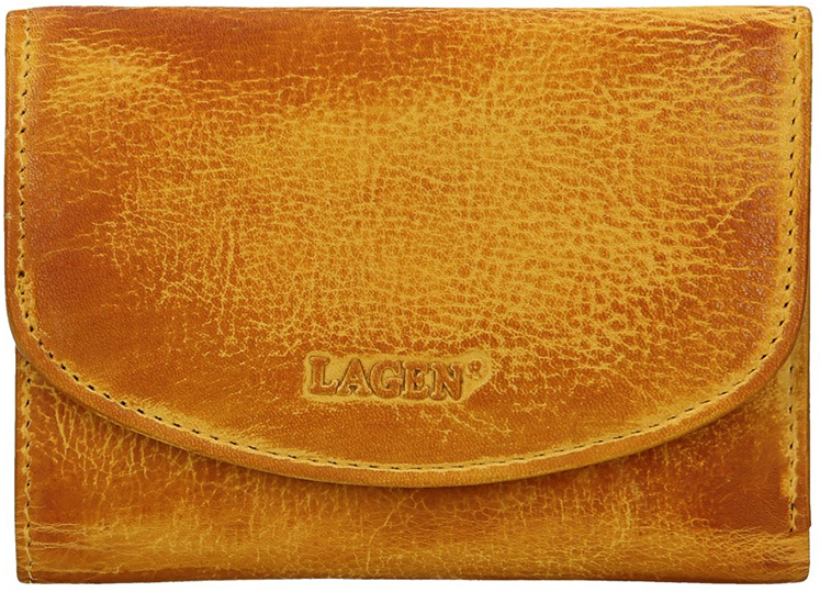 Lagen Dámská kožená peněženka LG-2522/D Yellow
