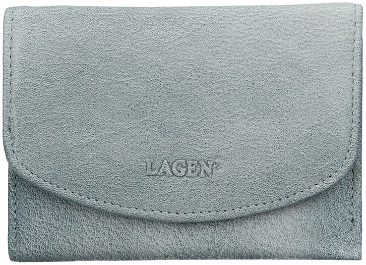 Lagen Dámská kožená peněženka LG-2522 Ocean Blue