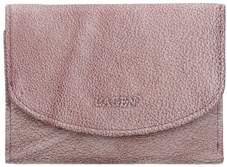 Lagen Dámská kožená peněženka LG-2522 Plum