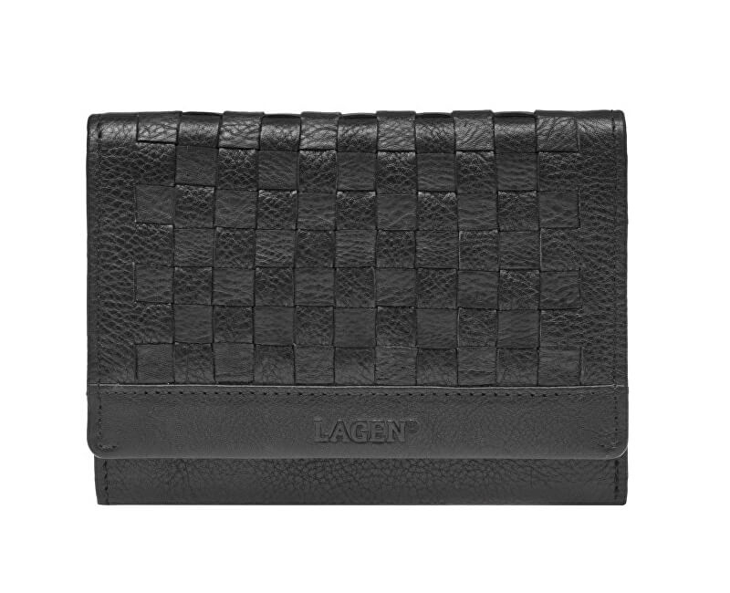Lagen Dámská kožená peněženka SEW-068 BLK