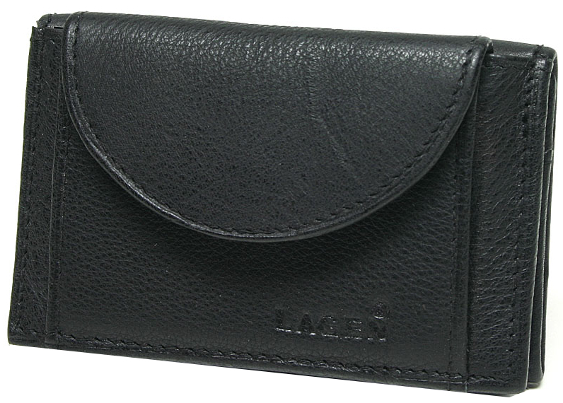 Lagen Kožená peněženka W-2030 Black