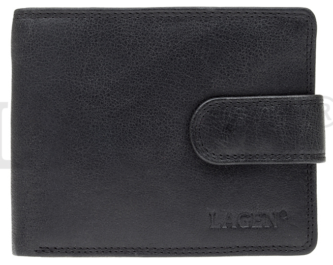 Lagen Pánská kožená peněženka 4006 Black