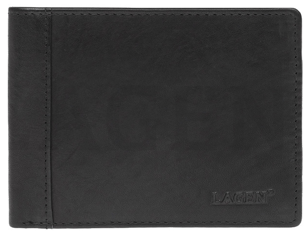 Lagen Pánská kožená peněženka 7176 E BLK