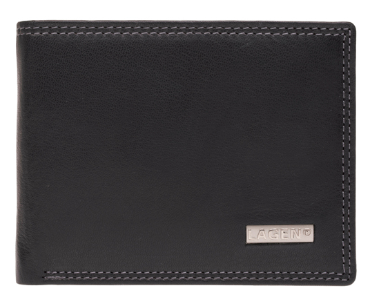 Lagen Pánská kožená peněženka LG-1789 Black