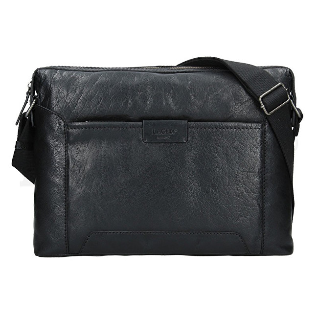 Lagen Pánská kožená taška 23605 Black