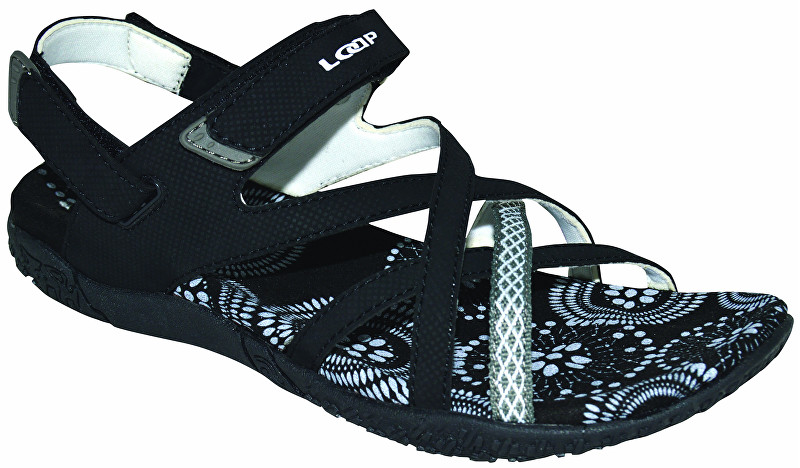 LOAP Dámské sandály Caipa Black/Bl De Blanc SSL18130-V11A 41