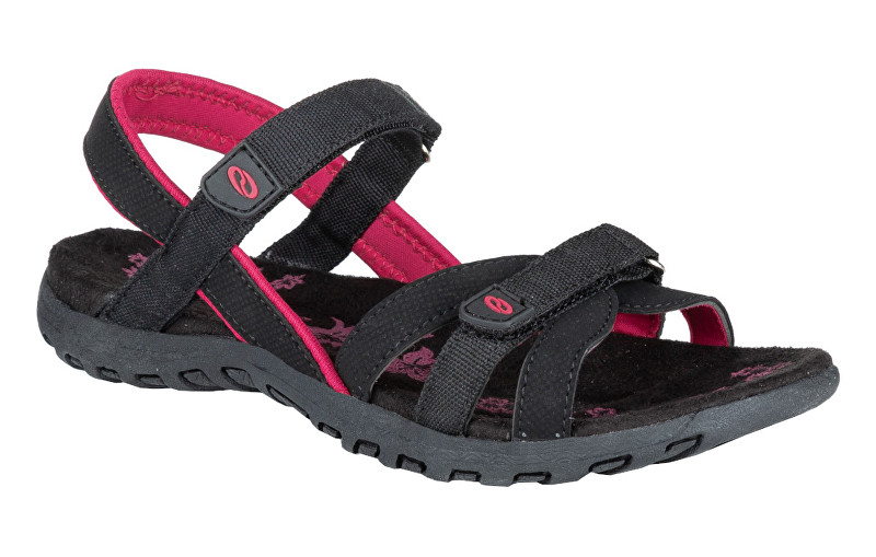 LOAP Dámské sandály Compresa P Black/Pink SSL19149-V11J 37