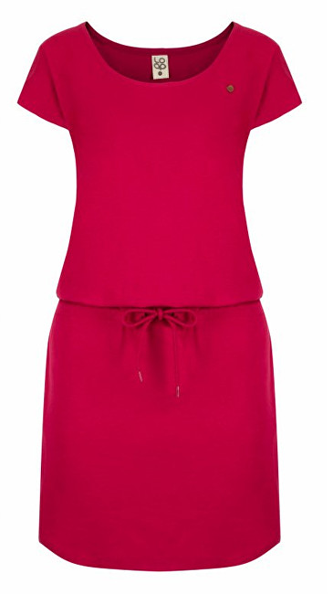 LOAP Dámské šaty Ninie Cerise Pink CLW1992-J18J S