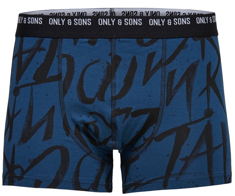 ONLY&SONS Pánské boxerky Nate trunk noos Blue Wing Teal S